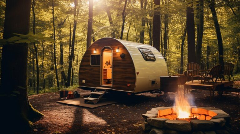 Experience the Cozy Charm of a Teardrop Camper Adventure